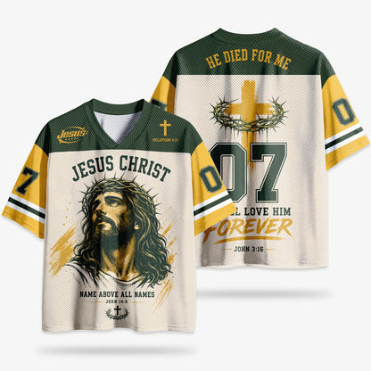 Jesus Christ Christian Mesh Jersey
