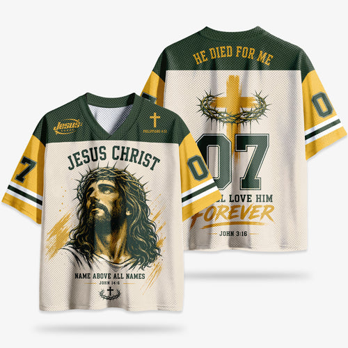 Jesus Christ Christian Mesh Jersey