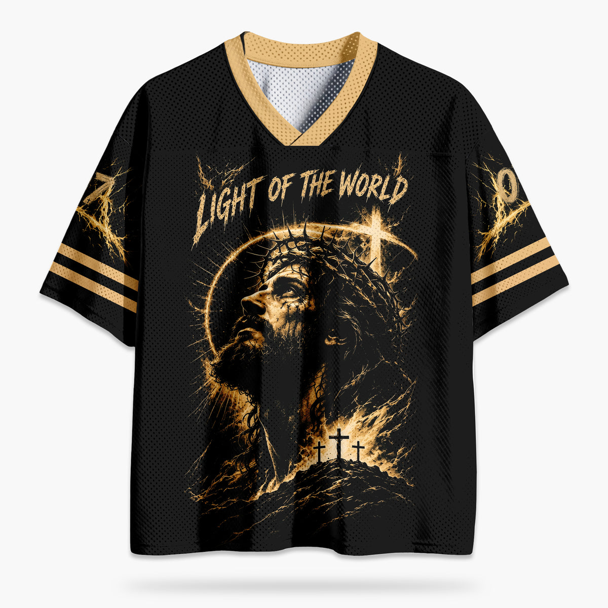 Jesus Light Of The World Christian Mesh Jersey