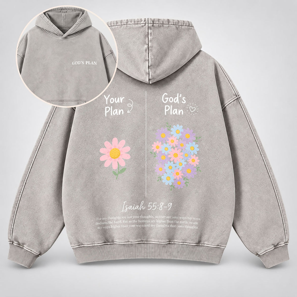 Your Plan God’s Plan Washed Hoodie
