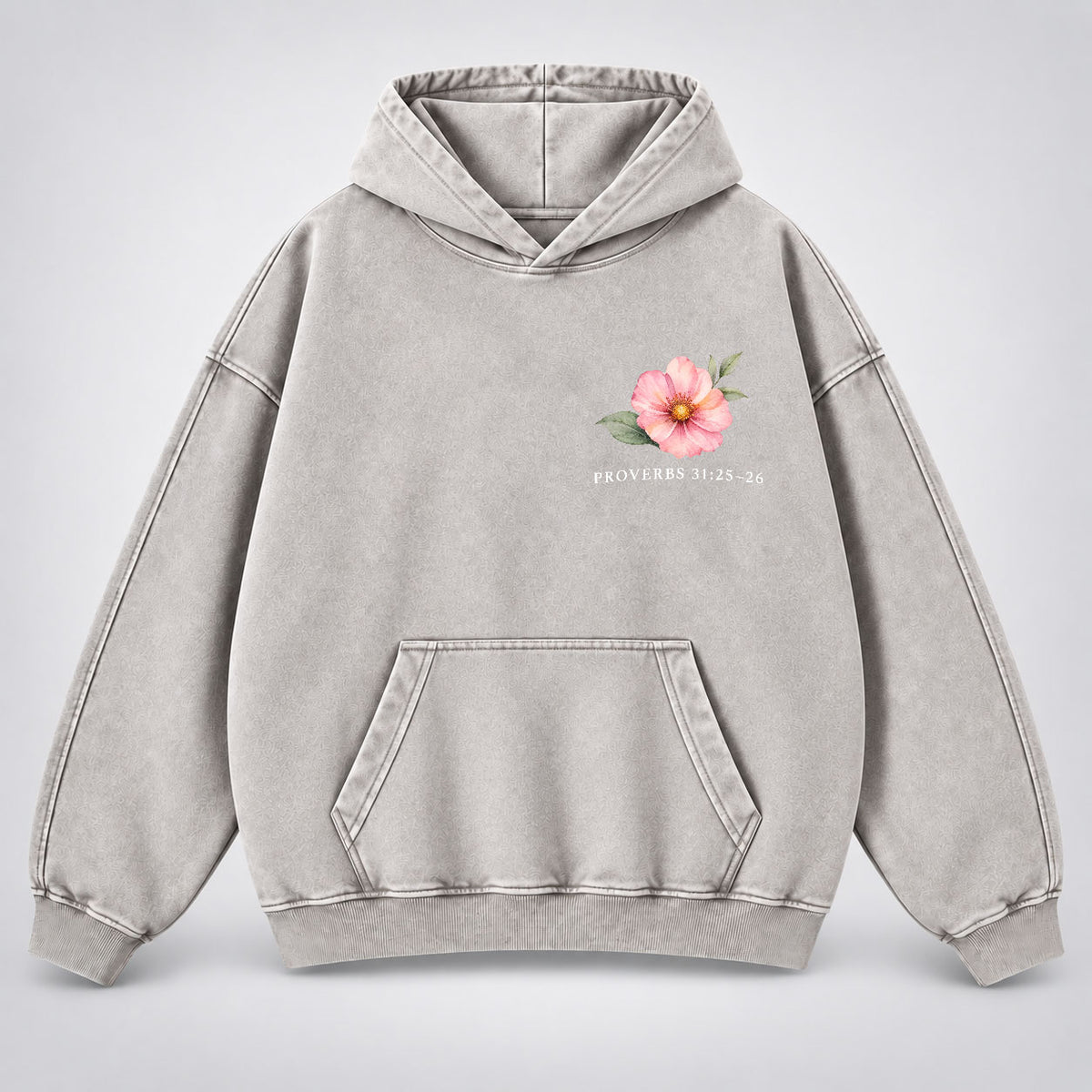 Motherhood Is Kingdom Work Washed Hoodie