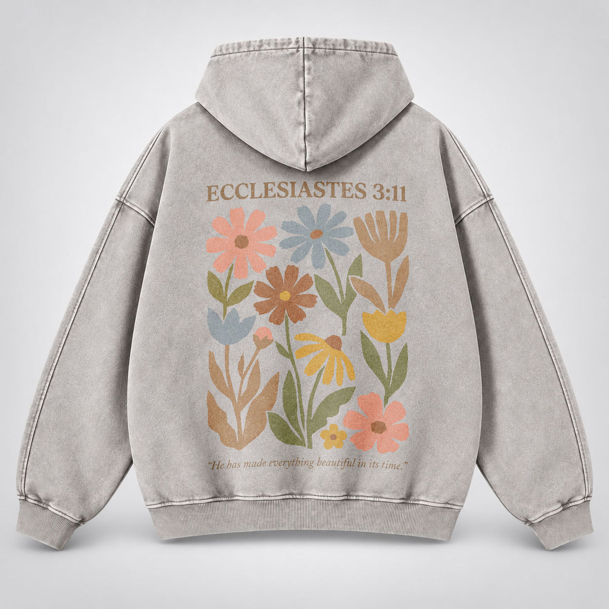 Everything Beautiful in Its Time Washed Hoodie