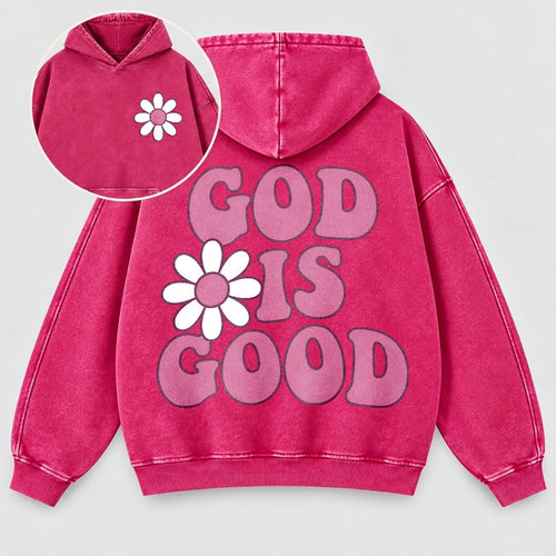 God Is Good Washed Hoodie
