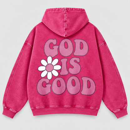 God Is Good Washed Hoodie