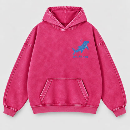 When You Go Through Deep Waters Washed Hoodie